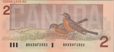 Канада 2 доллара 1986 Дрозды до 18.09.2017 в 22.00мск (Е57) - 1-кан2д
