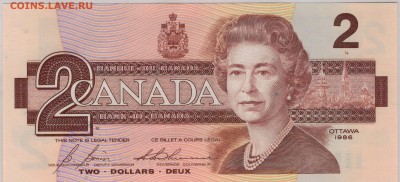 Канада 2 доллара 1986 Дрозды до 18.09.2017 в 22.00мск (Е57) - 1-кан2д1