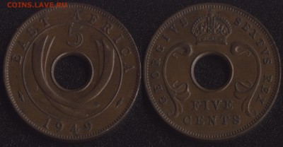 БВА 5 центов 1949 до 22:00мск 22.09.17 - БВА 5 центов 1949