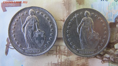 Швейцария, 1 франк. 2 монеты по фиксу - IMG_6492.JPG