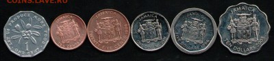 ЯМАЙКА НАБОР 1 ЦЕНТ - 10 ДОЛЛАРОВ 1991-2008 UNC - 11 001