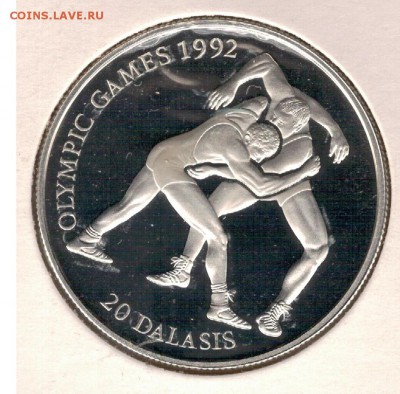 Гамбия 20 даласи 1993 Олимпиада до 02.10 в 22.00мск (Е413) - 5-г1
