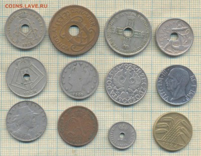 12 монет разных стран 2, до 03.10.2017 г. 22.00 по Москве - 12 монет 2а