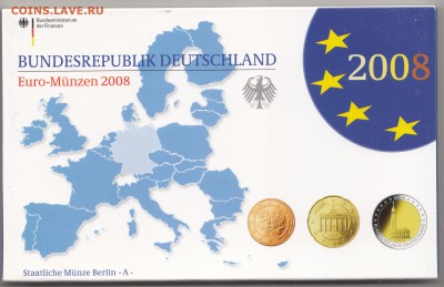 Официальный набор евро Германия 2008 A пруфф до 07.10 - IMG_0065