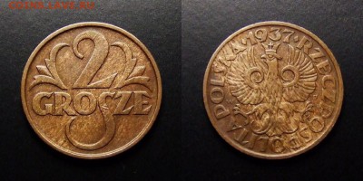 МОНЕТЫ МИРА 10-17 - Польша – 2 гроша (1937)