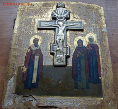 Икона Собор Святых с врезным крестом. по золоту. до 08.10. - SDC17764.JPG