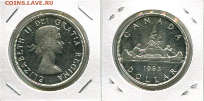 Канада 1$ 1963 регуляр. до 10.10.17 22-00 мск - Canada 1$ 1963-2