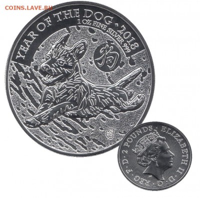 Монеты с изображением собак. - собака