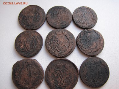 9 монет по 2 копейки с 1757 по 1791 года без повторов - IMG_0030-min.JPG