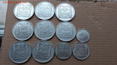 Франция 20 франков 1933, 10фр.1929-33, 1 фр. 1916 ФИКС - IMG_20171026_075217277