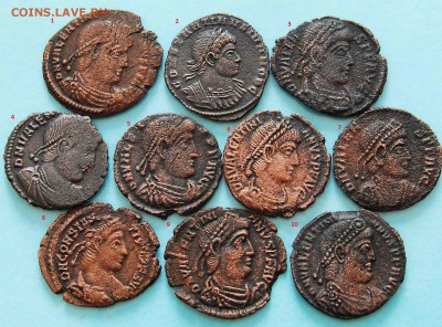 Римская Империя - АЕ3, 22 монеты - опознание - 201
