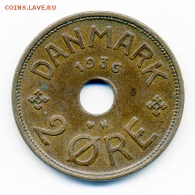 Дания 2 эре 1936 - Дания_2эре-1936_Р