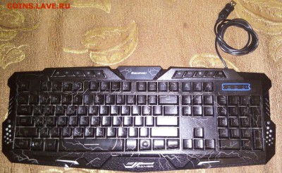Игровая клавиатура с подсветкой, клавиатура х7, мышь, коврик - 20171014_224541