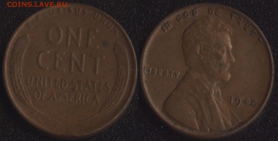 шт. №2 ФИКС! - США 1 цент 1942