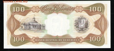 ВЕНЕСУЭЛА 100 БОЛИВАР 1992 UNC - 14 001