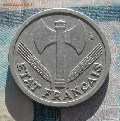 Франция 2 франка 1943 до 07-11-2017 до 22-00 по Моск - 22 А