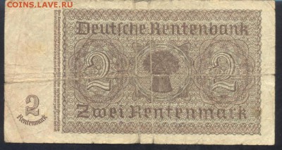 Германия (3-ий Рейх) 2 марки 1937 г.  9.11.17 г. 22 -00 М - 2 м. 1937 1
