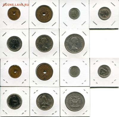 Родезия и Ньясаленд подборка Елизавета II до 22.11.17 22-00 - R&N dif.1955-1964 QEII
