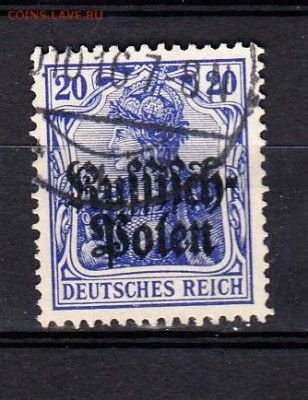 Германская почта в Польше 1915г 1м 20 - 244