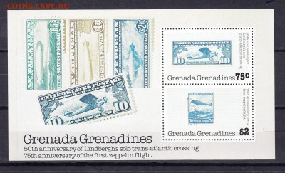 Гренада Гренадины 1978 авиация блок - 294