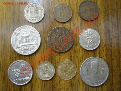 Иностранные монеты и жетон Русь - IMG_1074