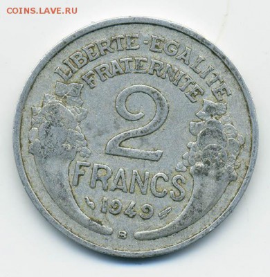 Франция 2 франка 1949 - Франция_1949-2франка_Р