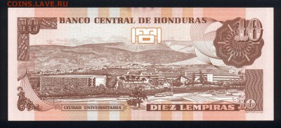 Гондурас 10 лемпира 2012 unc 20.12.17 22:00 мск - 1