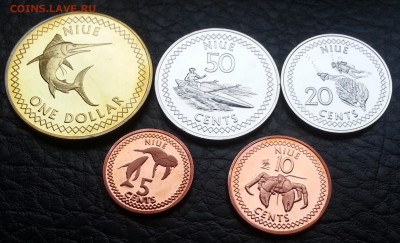 Полный набор монет о.Ниуэ 2009г - 21.12 22:00 мск - 20171215_094130