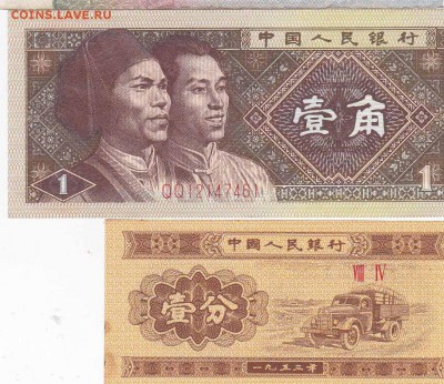 Обмен монет, бон русских и иностранных - Китай-1
