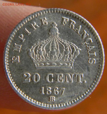 20 сантимов франция 1867 - DSCN2987.JPG