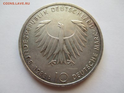 Германия 10 марок 1988 Шопенгауэр - IMG_0050.JPG
