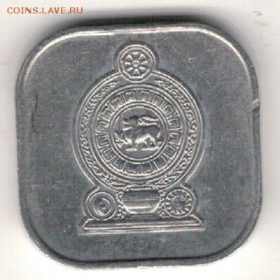 Шри-Ланка 5 центов 1978 до 15.01.2018 в 22.00мск (Е515) - 4-1шл5