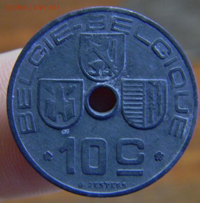 10 сантимов бельгия 1944 - DSCN3213.JPG
