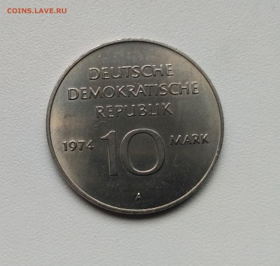 ГДР,10 марок 1974г(25 лет образования ГДР)!до 16.01.2018 - фото 13  января 2018 102