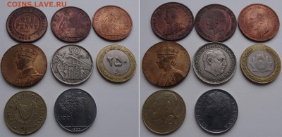 Подборка иностранных монет (74 шт), до 21.01.18 15:30 - coins_01