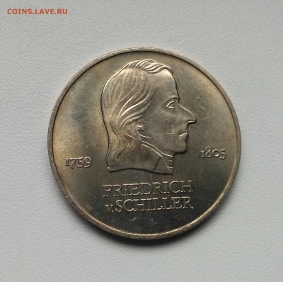 ГДР,20 марок 1972А(Ф.Шиллер)!до 21.01.2018 - фото 13  января 2018 103