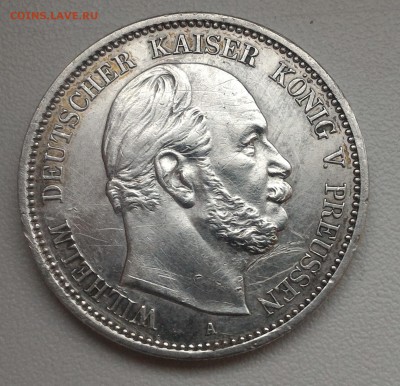 Германия, Пруссия, 2 марки 1876 А, до 26.01.18 в 22.00 - P_20180121_100320
