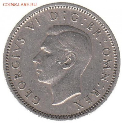 6 пенсов Англия 1948 до 24.01 в 22.00 - 49-1