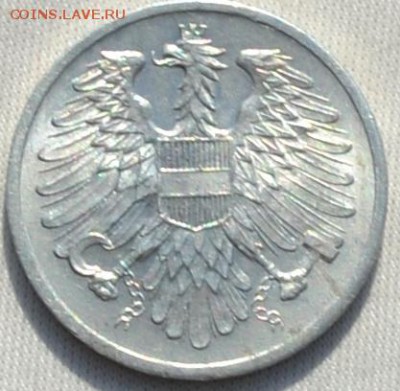2 гроша Австрия 1954 года 27. 01. 2018 года в 22 - 00. - DSC_0219