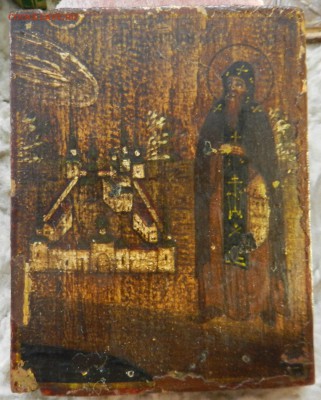 Икона-Св.Преподобный Антоний Дымский (редкость для Антонов) - DSCN7840