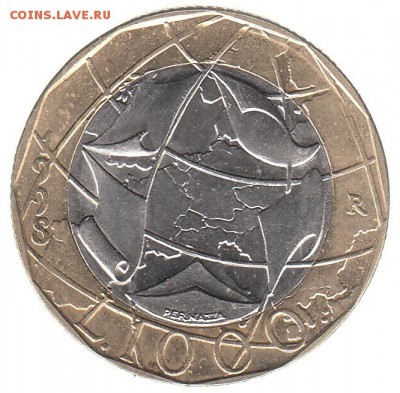 1000 лир Италия 1998 до 30.01 в 22.00 - 9