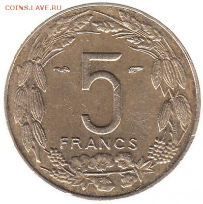 5 франков Камерун 1958 до 30.01 в 22.00 - 2-