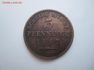 Германия, 3 пфеннинга 1867 со 150 руб. до 4.02.18 20.00МСК - IMG_2756.JPG