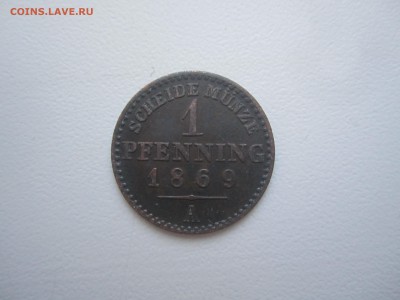Германия, 1 пфеннинг 1869 со 100 руб. до 4.02.18 20.00МСК - IMG_2824.JPG
