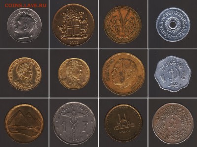 Лот из 12 иностранных монет БЕЗ ПОВТОРОВ, до 15.02.18г (3) - 048