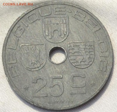 Бельгия 25 центов 1946 год 12. 02.2018 .в 22 - 00. - DSC_0075