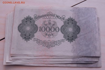 [ФИКС 1000Р] Германия 10000 марок 1922 - Большая -=UNC=- - 918