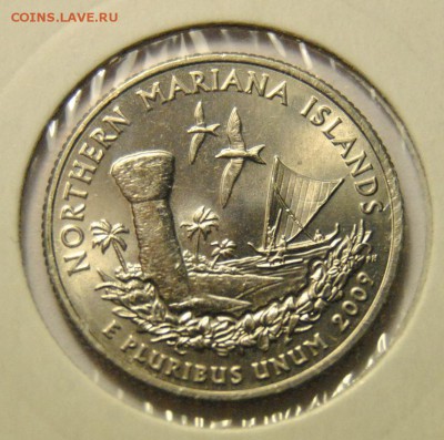 6 монет 25 центов 2009 год США Территории UNC до 11.02.2017 - DSC_5765.JPG