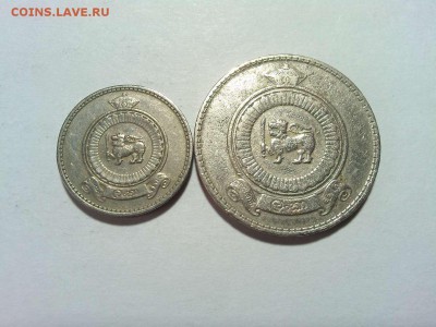 25 центов и 1 рупия Цейлона, 1963г., до 21.02.2018г. - IMG_20180128_124446_thumb