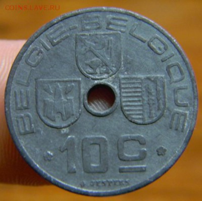 10 сантимов бельгия 1944 - DSCN4092.JPG